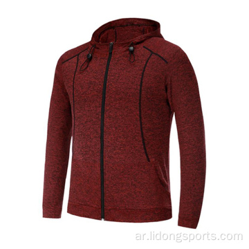 عالي الجودة zip gym hoodie رجل امرأة